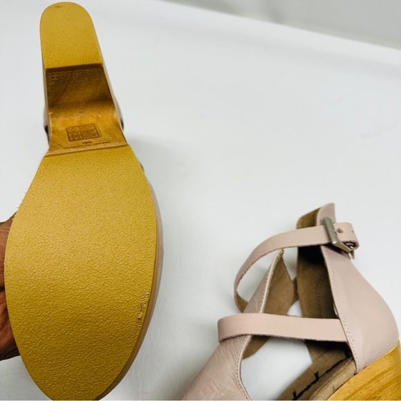 Free people women’s cedar clogs pink ankle straps size 40 nwot size 9 - Picture 10 of 11